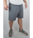 Short Bermuda Tactel Elastano Extra Grande Plus size Grafite